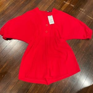 Zara Red Romper